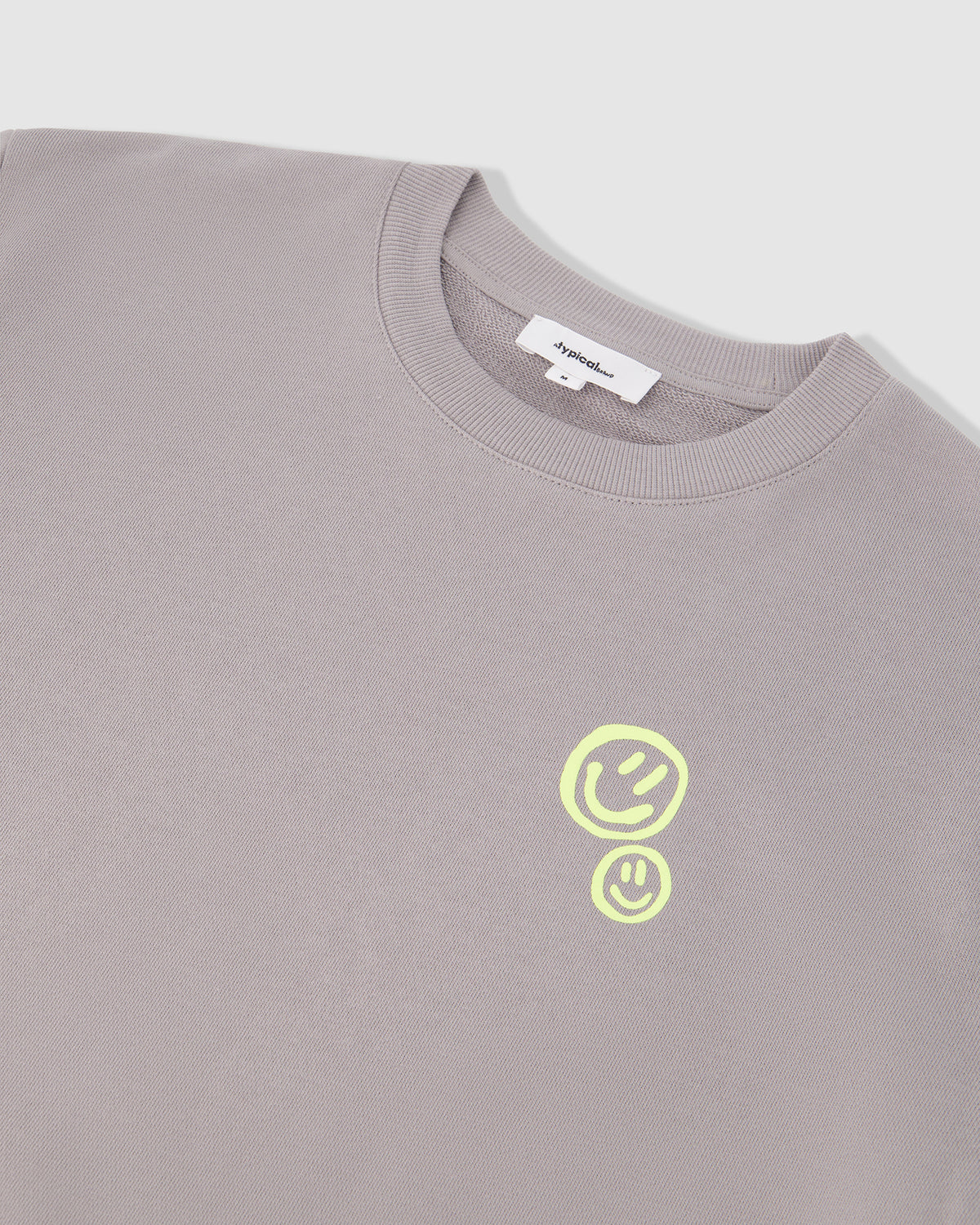 Double Smiley Print Sweat